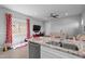 Bright open floor plan with modern kitchen and living room area at 2750 W Pollack St, Phoenix, AZ 85041