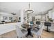 Breakfast nook with a view to living room, kitchen, and backyard at 2881 E Estrella Ct, Gilbert, AZ 85296