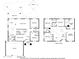Detailed floor plan showcasing the layout of the home's ground and first floors at 2881 E Estrella Ct, Gilbert, AZ 85296
