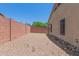 The backyard area is low maintenance at 3050 E Pontiac Dr, Phoenix, AZ 85050