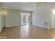 Living room with sliding glass door providing access to a patio at 3345 E University Dr # 2, Mesa, AZ 85213