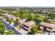 Aerial shot of home showcasing mature trees and landscaping in a well maintained neighborhood at 723 E Gemini Pl, Chandler, AZ 85249