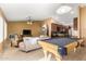Open-concept living room and kitchen with tile floors and a pool table for entertaining guests at 780 W Morelos Ct, Chandler, AZ 85225