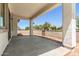 Covered patio with a concrete floor and view of the backyard at 9416 E Sequence Ave, Mesa, AZ 85212