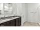 Elegant bathroom features a double vanity with granite countertops and a shower/tub combo for ultimate comfort at 11891 E Cliffrose Ln, Florence, AZ 85132
