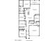 Detailed first-floor plan illustrating the layout of the home, including bedrooms, bathrooms, and living spaces at 11891 E Cliffrose Ln, Florence, AZ 85132