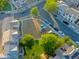 Aerial view of a park with playground and houses, nestled in a friendly neighborhood at 14861 W Ashland Ave, Goodyear, AZ 85395