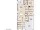 Well-designed floor plan showcasing an open-concept living area, four bedrooms, and a tandem three-car garage at 15752 W Camden Ave, Waddell, AZ 85355