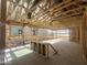 Interior view showcases exposed wood framing, and the infrastructure during construction at 15752 W Camden Ave, Waddell, AZ 85355