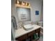 Modern bathroom featuring a stylish vessel sink, a sleek mirror, and contemporary fixtures at 1725 N Date -- # 8, Mesa, AZ 85201