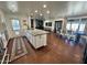 Spacious kitchen with an expansive island, stainless appliances, and an adjacent dining area at 1742 W Butler Dr, Phoenix, AZ 85021