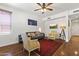 Bright living room with hardwood floors, neutral walls, and comfortable seating creates a welcoming space at 17850 N 68Th St # 1017, Phoenix, AZ 85054