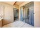 This balcony is a place to relax outside with tile floor and sliding glass door at 20100 N 78Th Pl # 2019, Scottsdale, AZ 85255
