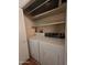 Convenient laundry area inside closet featuring a washing machine and dryer at 2233 E Behrend Dr # 121, Phoenix, AZ 85024