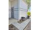 Back door with gray siding offers a functional outdoor space at 2233 E Behrend Dr # 17, Phoenix, AZ 85024