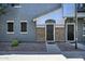 Inviting front entrances with stone accents and well-maintained landscaping at 2402 E 5Th St # 1649, Tempe, AZ 85288