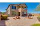 Large backyard boasts a patio, fountain and outdoor table for entertaining and enjoying the outdoors at 3030 N Saranac --, Mesa, AZ 85207