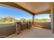 Enjoy mountain views from the spacious balcony with stone accents, perfect for relaxing and entertaining outdoors at 3030 N Saranac --, Mesa, AZ 85207