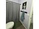 Bathroom featuring a shower/tub combination with decorative skeleton art at 30394 N Appalachian Trl, San Tan Valley, AZ 85143