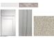 Selection of interior finishes, including cabinetry, countertops, flooring, and carpet options at 3310 E Valleyhigh Trl, San Tan Valley, AZ 85143