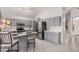 Updated kitchen featuring gray cabinets, stainless steel appliances, and lots of counter space at 640 W Country Estates Ave, Gilbert, AZ 85233