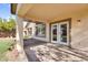 Covered patio with nice backyard views, offering a perfect outdoor living space at 10304 E Plata Ave, Mesa, AZ 85212