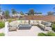 Inviting community fire pit with comfortable lounge seating and mature landscaping at 1055 W Diamondback Dr, Chandler, AZ 85286