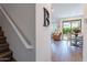 Hallway view showing the stairs and an open floor plan for easy living at 1055 W Diamondback Dr, Chandler, AZ 85286