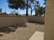 Enclosed backyard with gravel landscaping at 1450 E Laurel Ave, Gilbert, AZ 85234