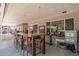 Outdoor dining area on covered patio, ready for entertaining at 14622 N 45Th Pl, Phoenix, AZ 85032