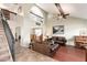 Spacious living room with high ceilings, hardwood floors, and beautiful architectural details at 14622 N 45Th Pl, Phoenix, AZ 85032