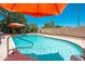 Sparkling blue swimming pool with refreshing water at 14622 N 45Th Pl, Phoenix, AZ 85032