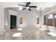 Spacious living room with ample natural light and high ceilings, perfect for entertaining guests at 16626 N 20Th St, Phoenix, AZ 85022