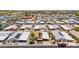 Extensive aerial view of manufactured home community featuring desert landscaping and private carports at 2263 N Trekell Rd # 159, Casa Grande, AZ 85122