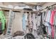 Walk-in closet featuring custom shelving, ample storage space, and a variety of hanging options at 2263 N Trekell Rd # 159, Casa Grande, AZ 85122