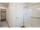 Clean bathroom featuring a glass enclosed shower and neutral walls at 26505 N Babbling Brook Dr, Phoenix, AZ 85083