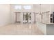 Bright open living room with soaring ceilings, sliding doors and tile floors at 2741 E San Tan St, Chandler, AZ 85225