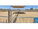 Horse and donkey sharing a covered pen on a well-equipped equestrian property at 28156 N Edwards Rd, San Tan Valley, AZ 85143