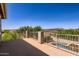 Beautiful balcony view overlooking the pool, desert landscape, and mountains at 28806 N 23Rd Ln, Phoenix, AZ 85085