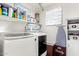 Functional laundry room with modern appliances, ample storage and organized shelving solutions at 2944 N Brighton --, Mesa, AZ 85207