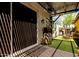 Covered patio with tiled floor and stylish furniture, perfect for outdoor relaxation at 2944 N Brighton --, Mesa, AZ 85207