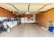 Garage with ample storage cabinets, offering a functional and organized space at 4013 E Delta Cir, Mesa, AZ 85206