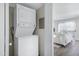 Conveniently located in-unit stacked washer and dryer appliances at 616 S Hardy Dr # 203, Tempe, AZ 85281