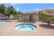 Community hot tub and pool area with shaded seating at 616 S Hardy Dr # 203, Tempe, AZ 85281