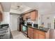 Well-lit kitchen features stainless steel appliances and granite countertops at 740 W Elm St # 266, Phoenix, AZ 85013