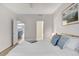 Bright bedroom featuring neutral tones and ensuite bathroom access at 101 N 7Th St # 225, Phoenix, AZ 85034