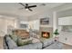 Inviting living room with a fireplace, comfortable seating, and natural light from window at 101 N 7Th St # 225, Phoenix, AZ 85034