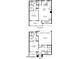 This floor plan showcases the layout of the primary bedrooms with walk-in closets, and two-car garage at 11300 N Casa Dega Dr # 1016, Surprise, AZ 85388
