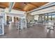 Spacious gym featuring modern exercise equipment, stone accents, and ample natural light at 1217 E Monte Way, Phoenix, AZ 85042