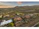 Beautiful aerial view of an upscale desert community featuring large homes and desert landscaping at 15600 E Robin Dr, Fountain Hills, AZ 85268
